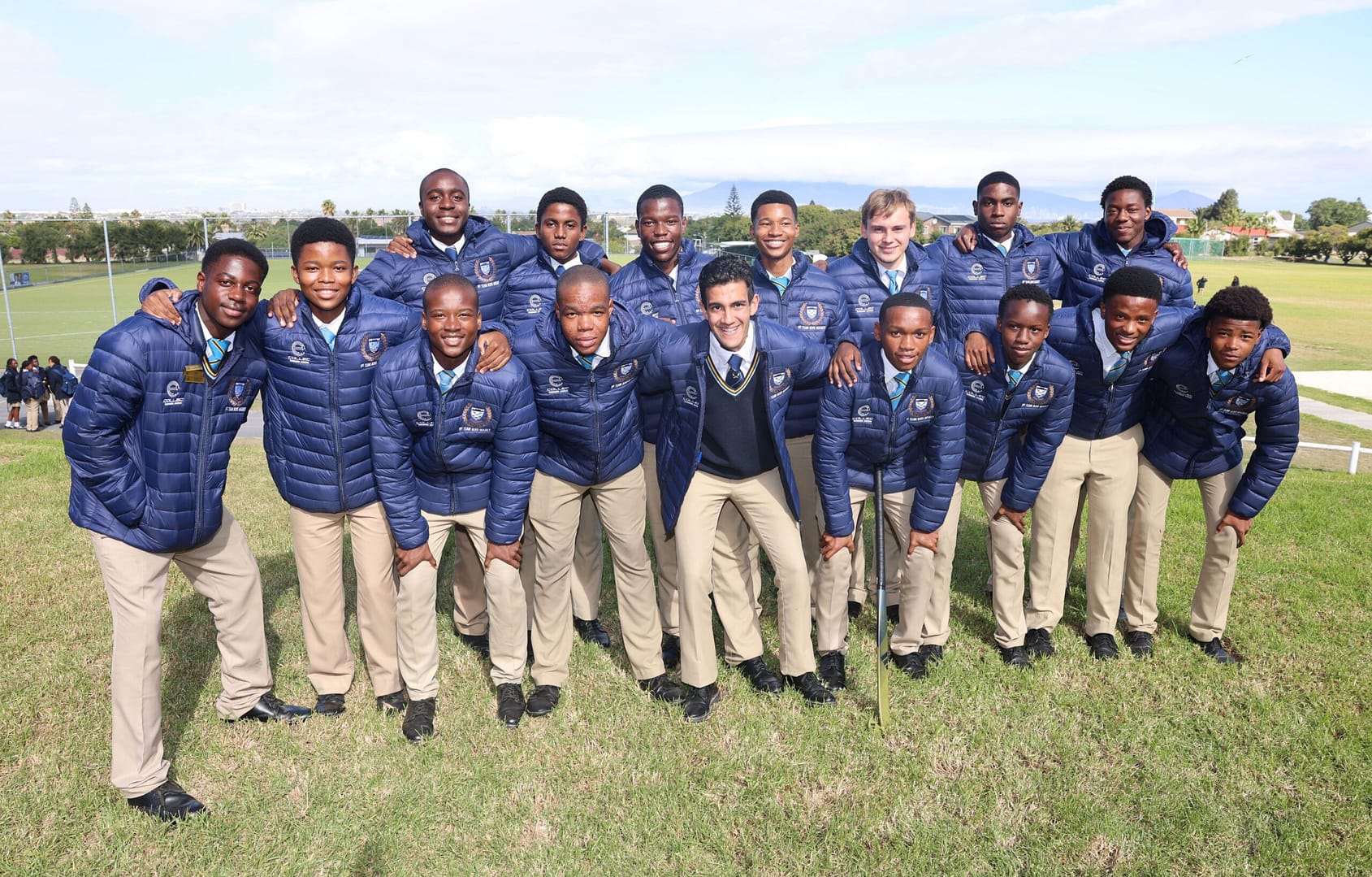 Table View High School First Teams Sporting Their New Winter Jackets ...