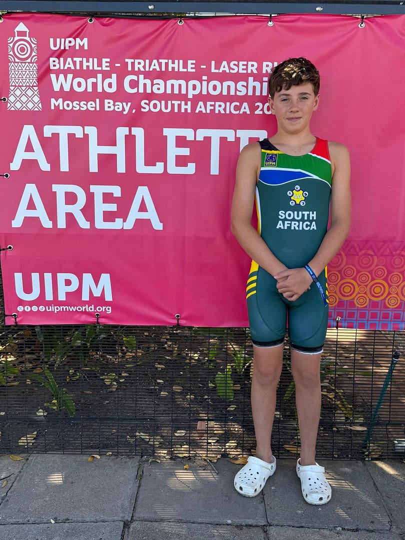 Hugo Rust UIPM Biathle Wêreld Kampioenskappe 2025 prestasie vir Laerskool Hugo ...